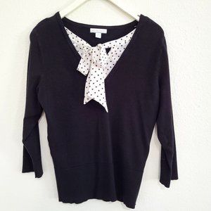 New York & Company Black Sweater SZ M